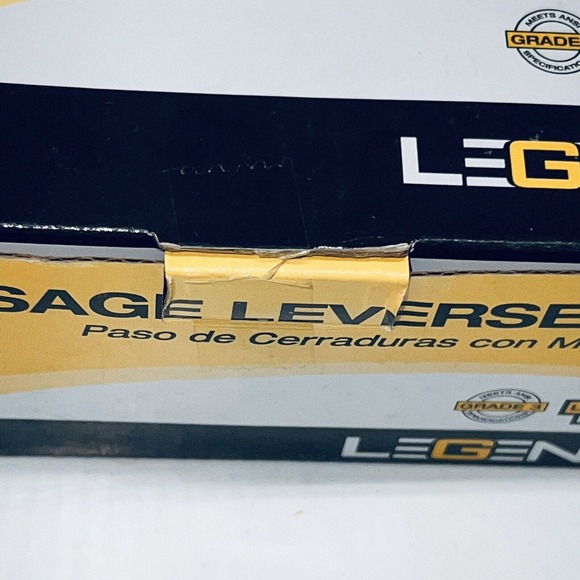 Legend 809125 Wave Style Lever Handle Passage right or left Leverset Grade3 READ - Picture 8 of 9